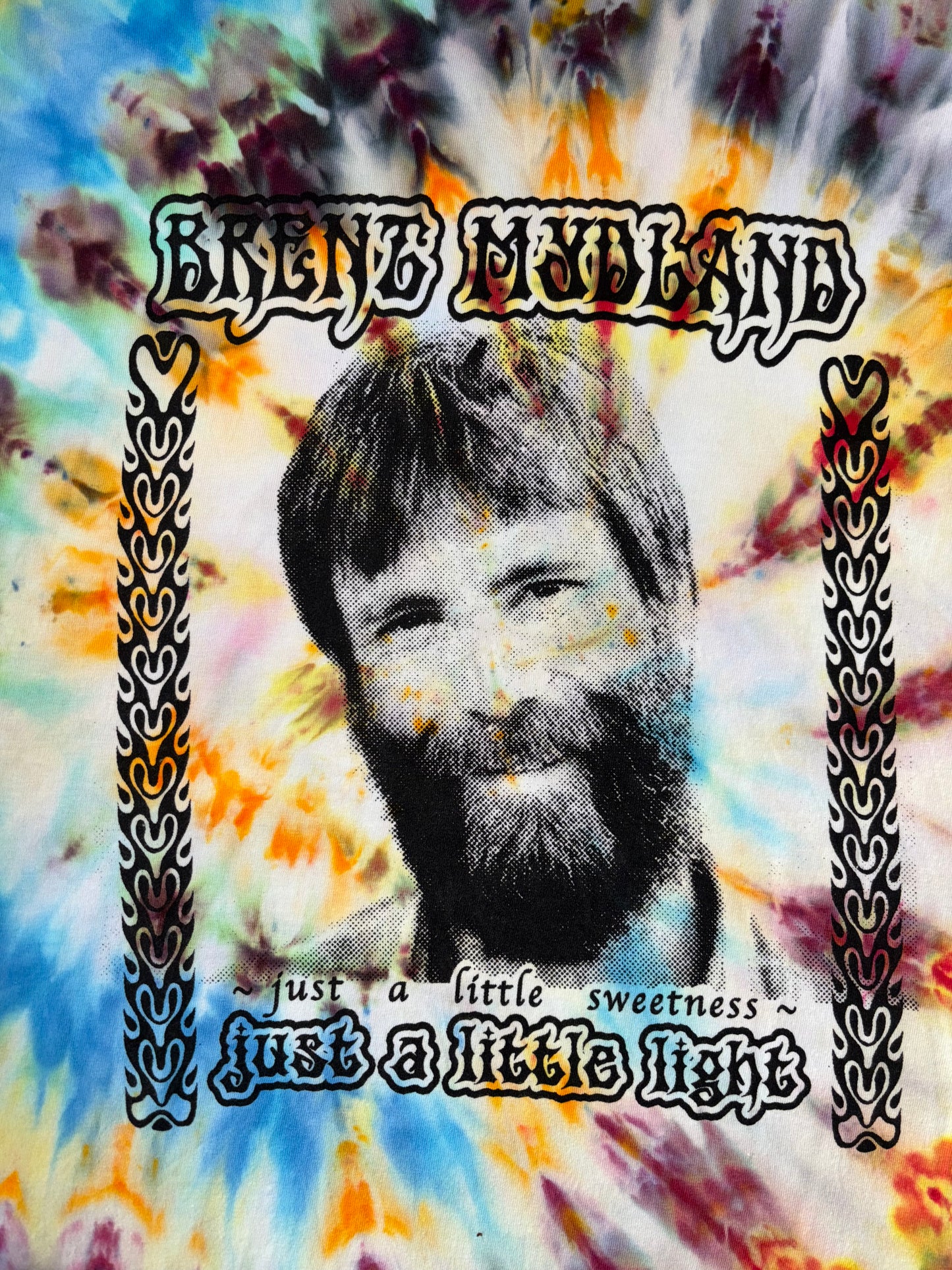 Brent Mydland Short Sleeve Shirt - "Just A Little Light" dye colorway