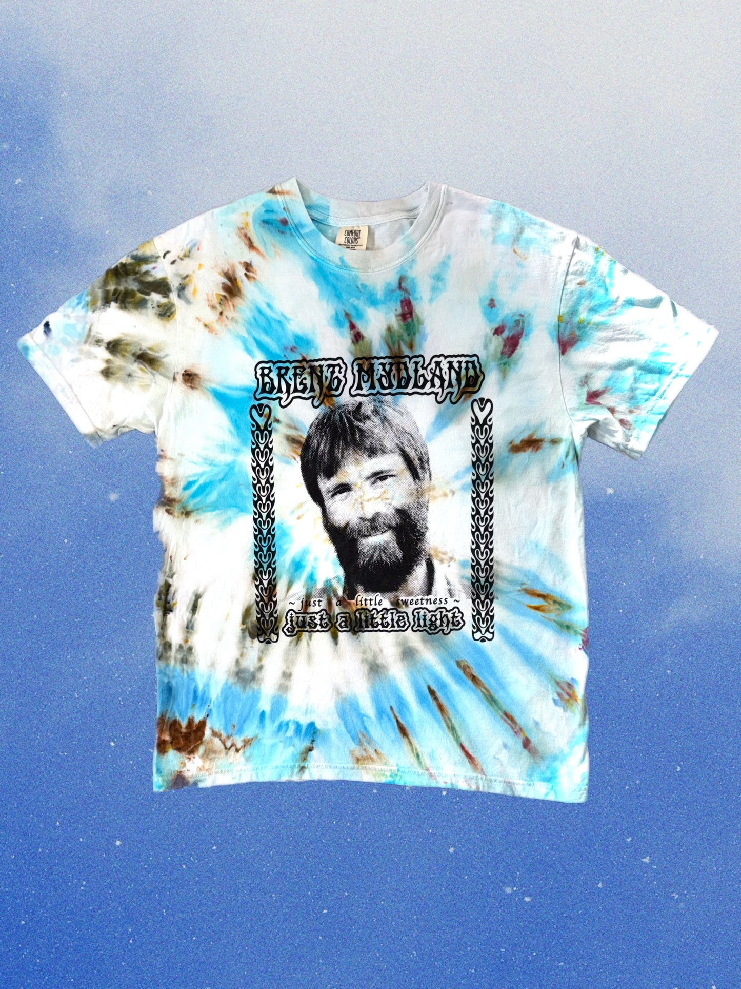 Brent Mydland Short Sleeve Shirt - "Just A Little Sweetness" dye colorway