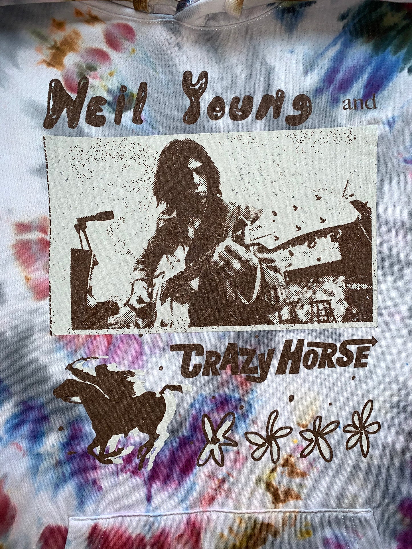 Neil Young x Crazy Horse 'Midnight on the Bay' Dyed Lightweight Hoodie