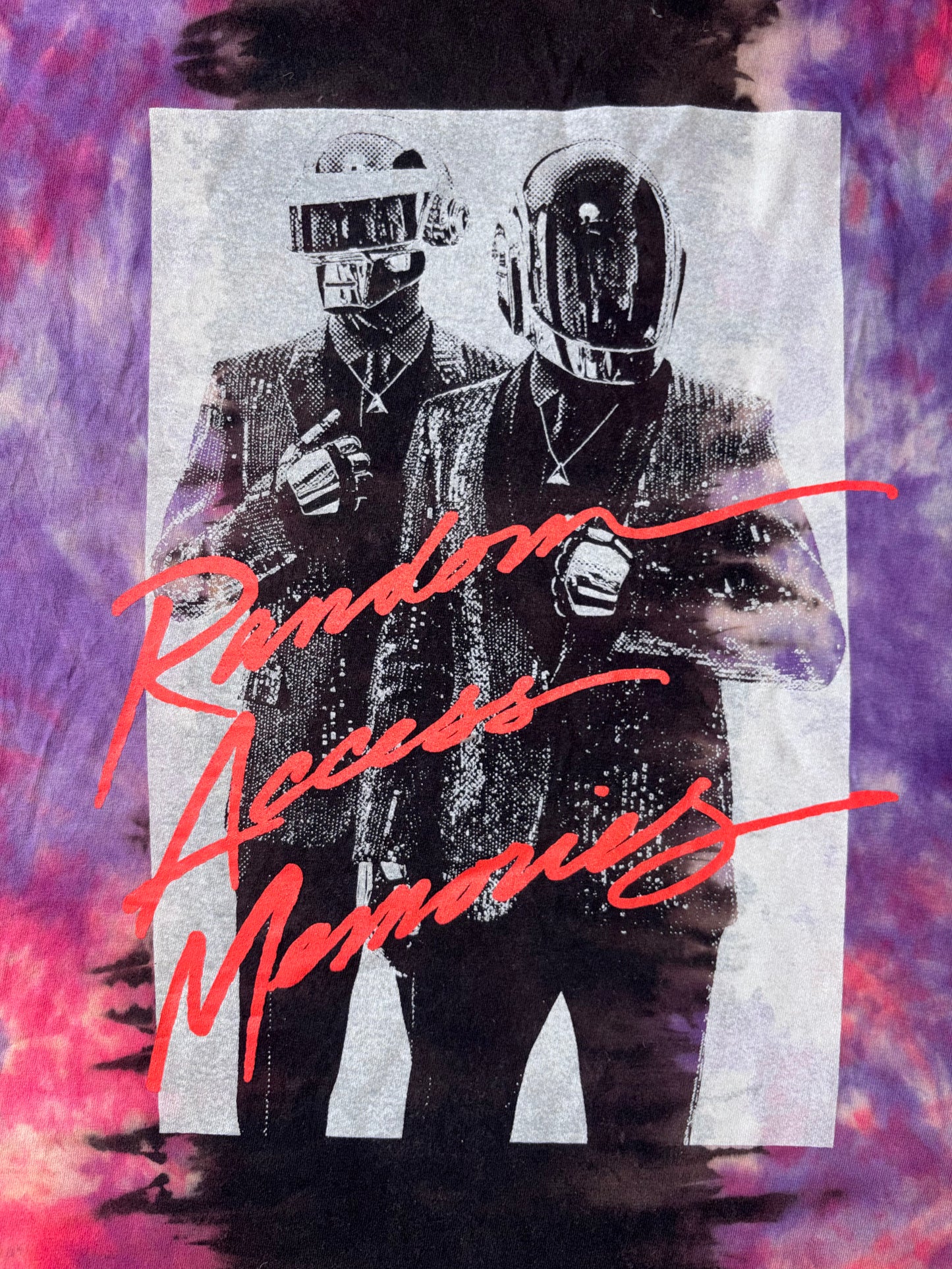 Daft Robots tie-dyed comfort colors t-shirt