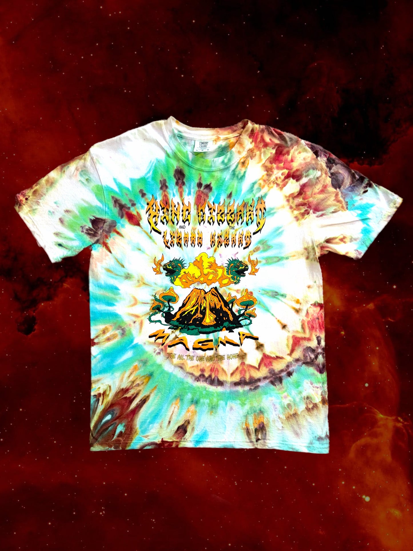 KGLW - MAGMA - ice-dyed comfort colors t-shirt