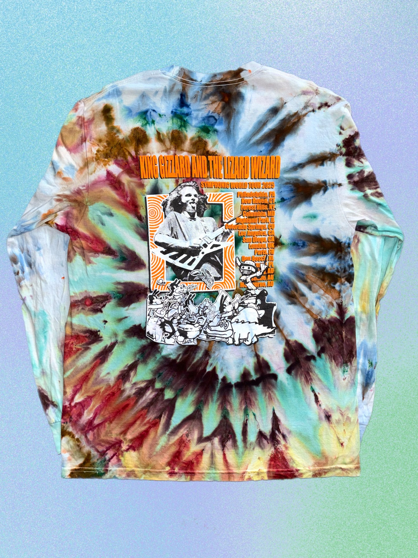 KGLW SYMPHONIC TOUR 2025 LONG SLEEVE TIE-DYE TEE