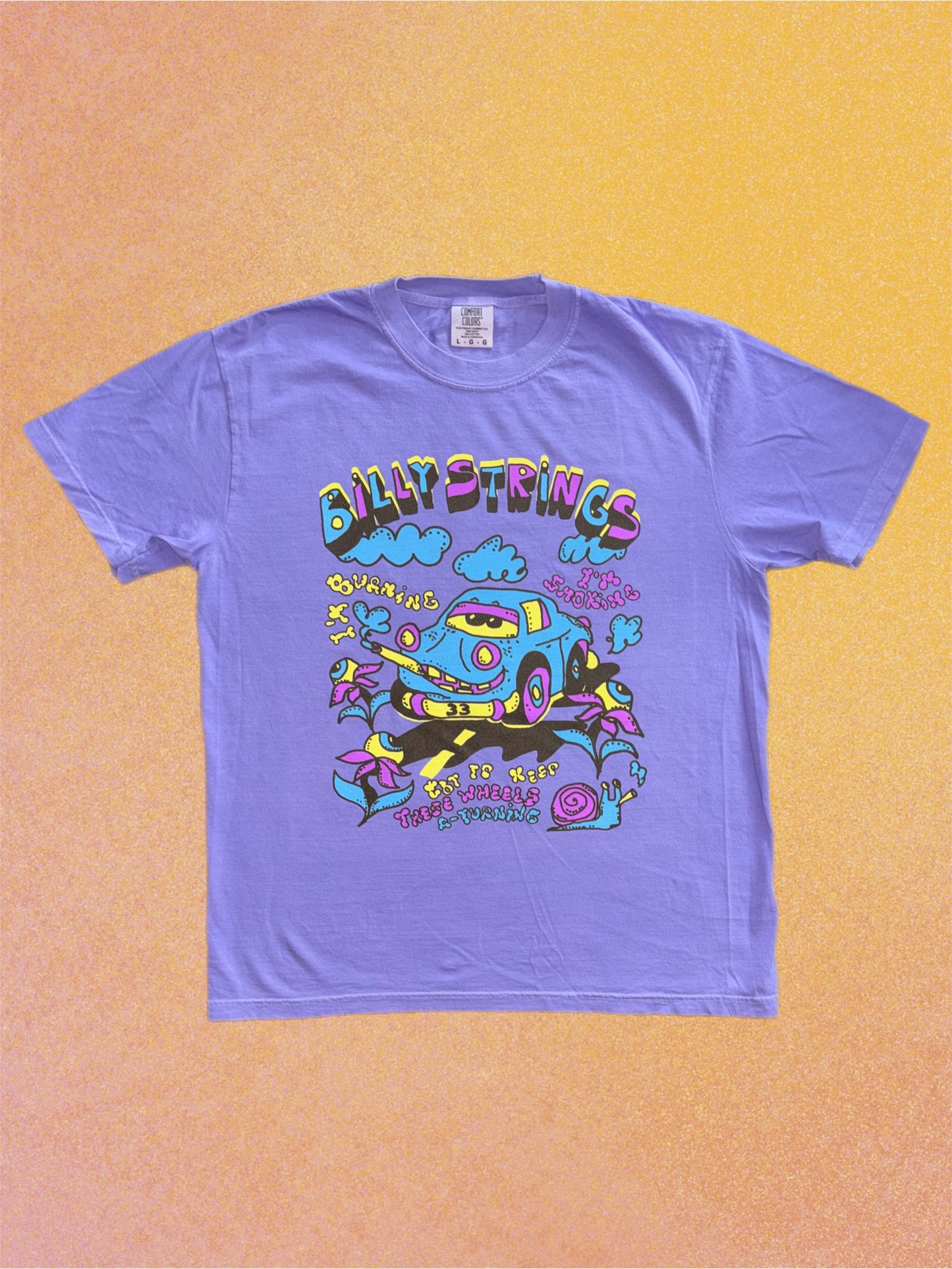 Highway Hypnosis Short Sleeve - purple color