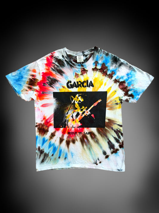 "Rancid Garcia" tie-dyed short sleeve shirt
