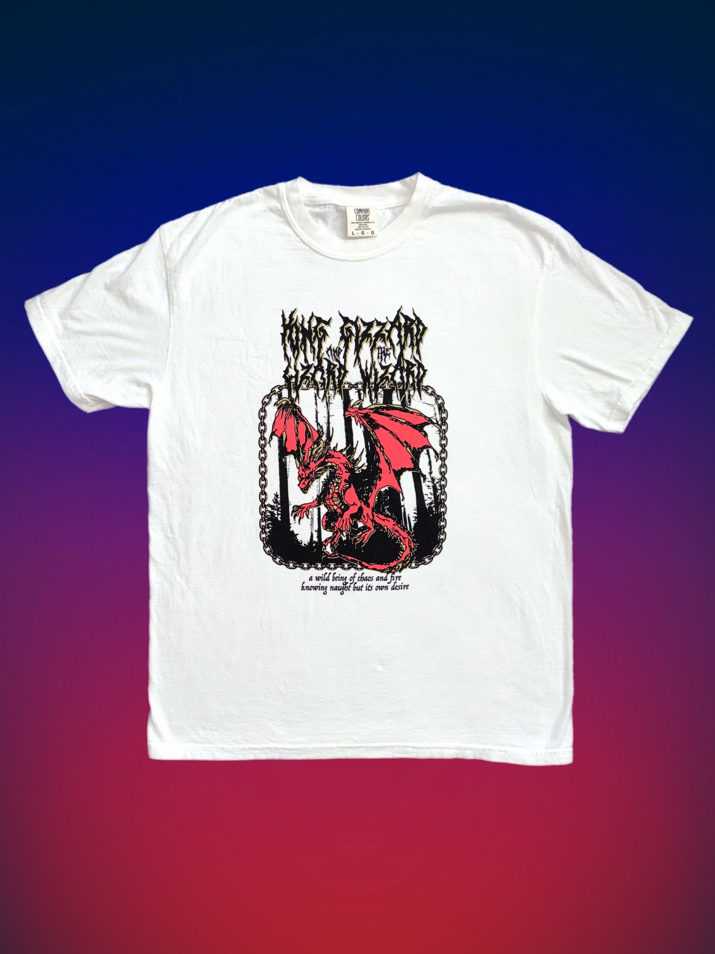 KGLW Dragon White Short Sleeve