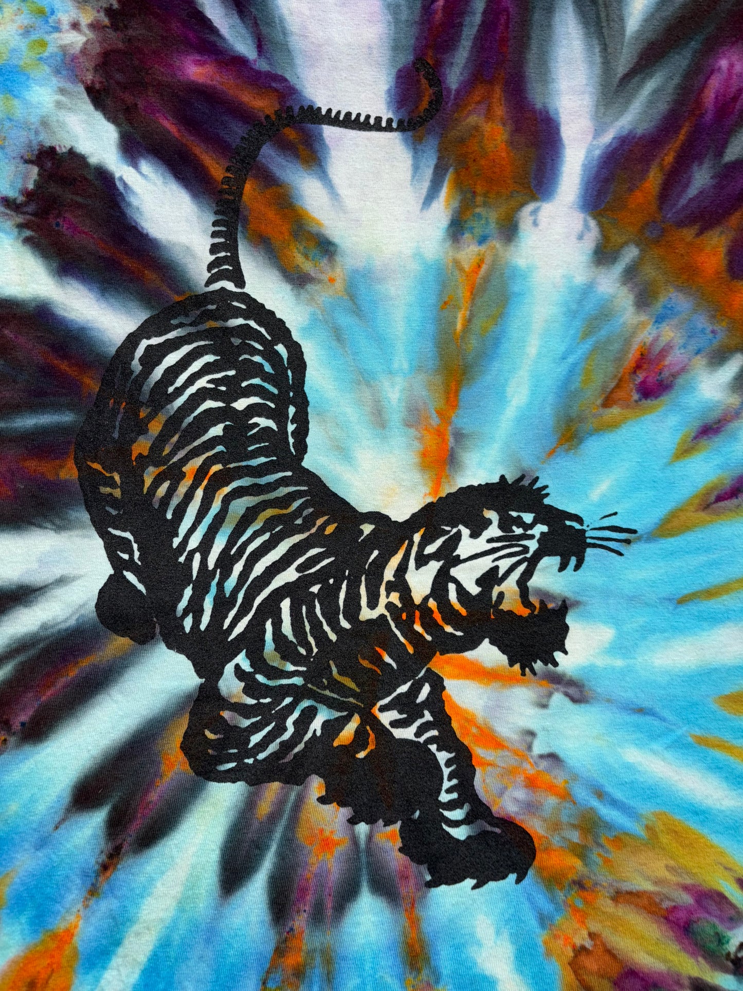 "JGB Eel" Tie-Dyed Short Sleeve