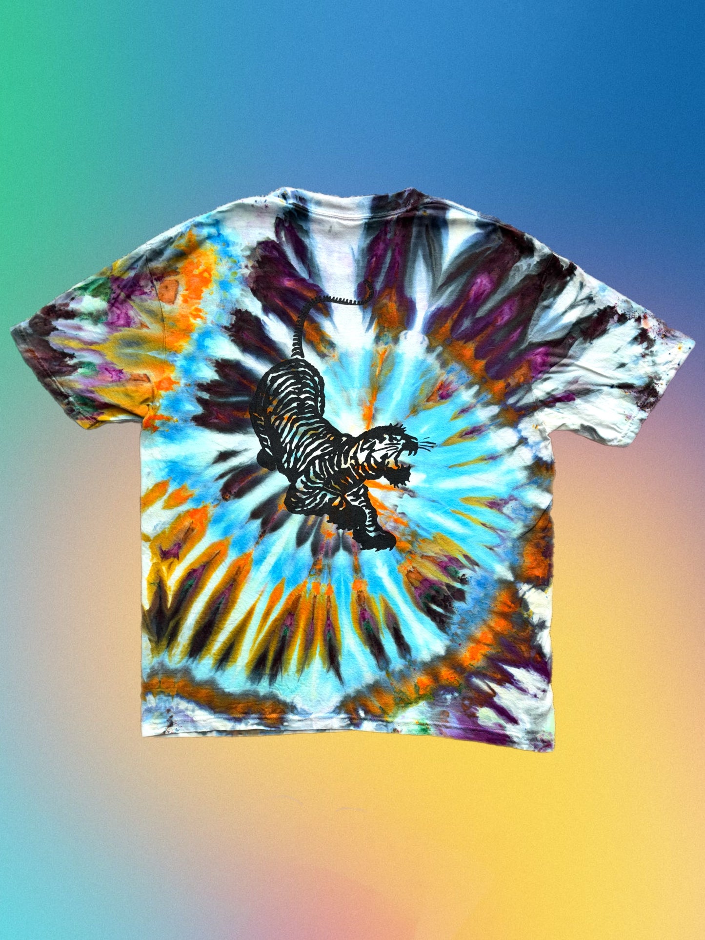 "JGB Eel" Tie-Dyed Short Sleeve