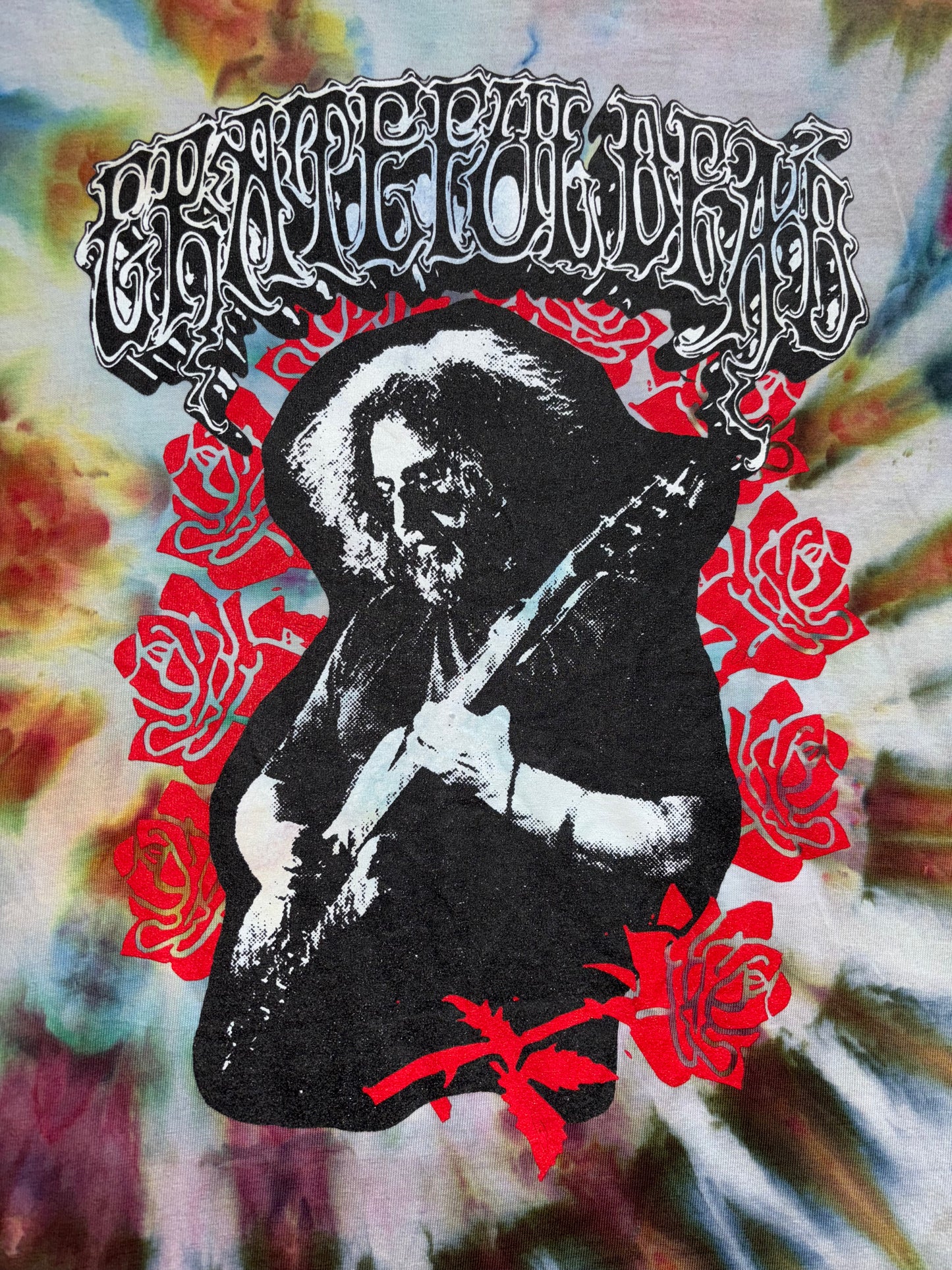 "Jerry Jack Straw" tie-dyed long sleeve shirt