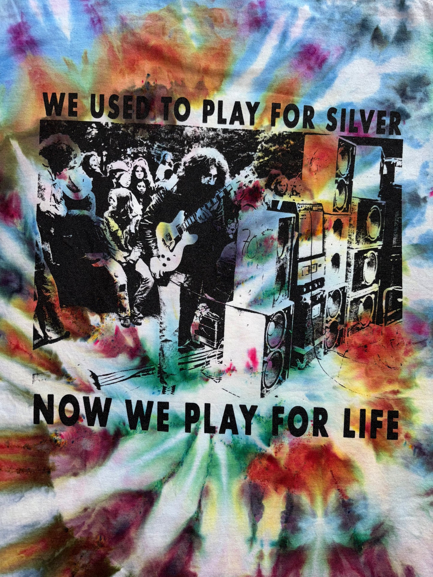 "Jerry Jack Straw" tie-dyed long sleeve shirt