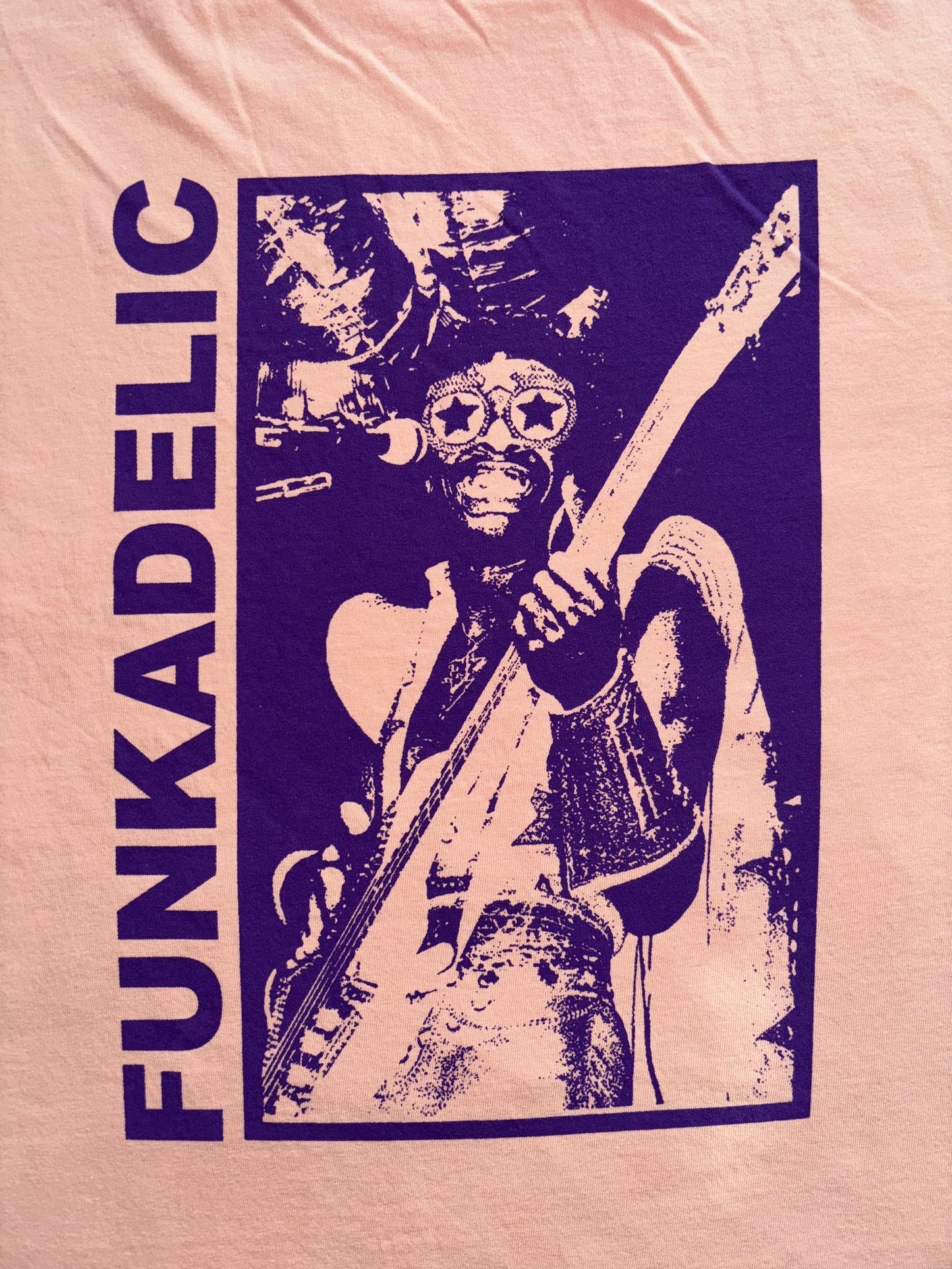 PFUNK peach short sleeve shirt