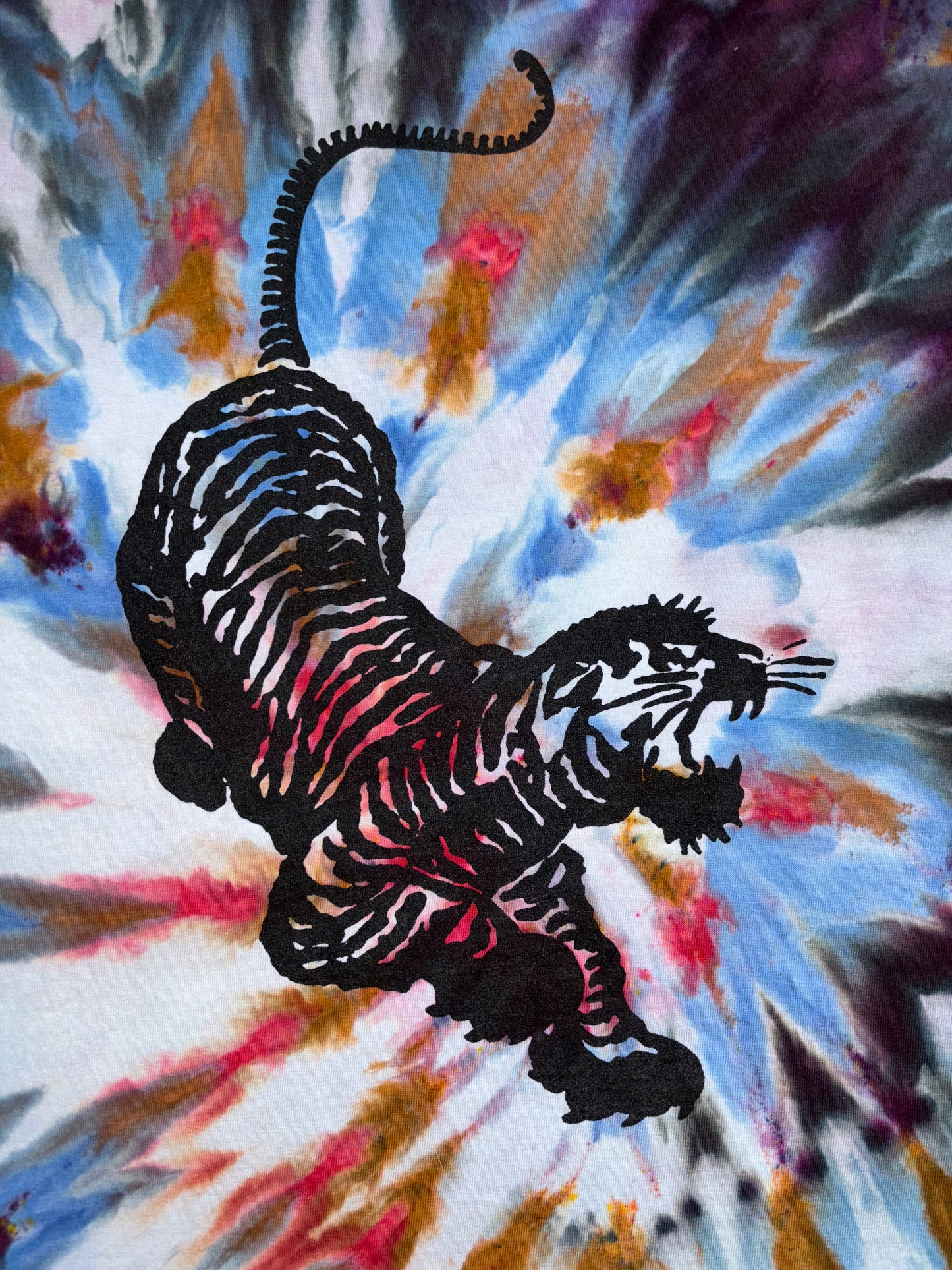 "JGB Eel" tie-dyed long sleeve shirt