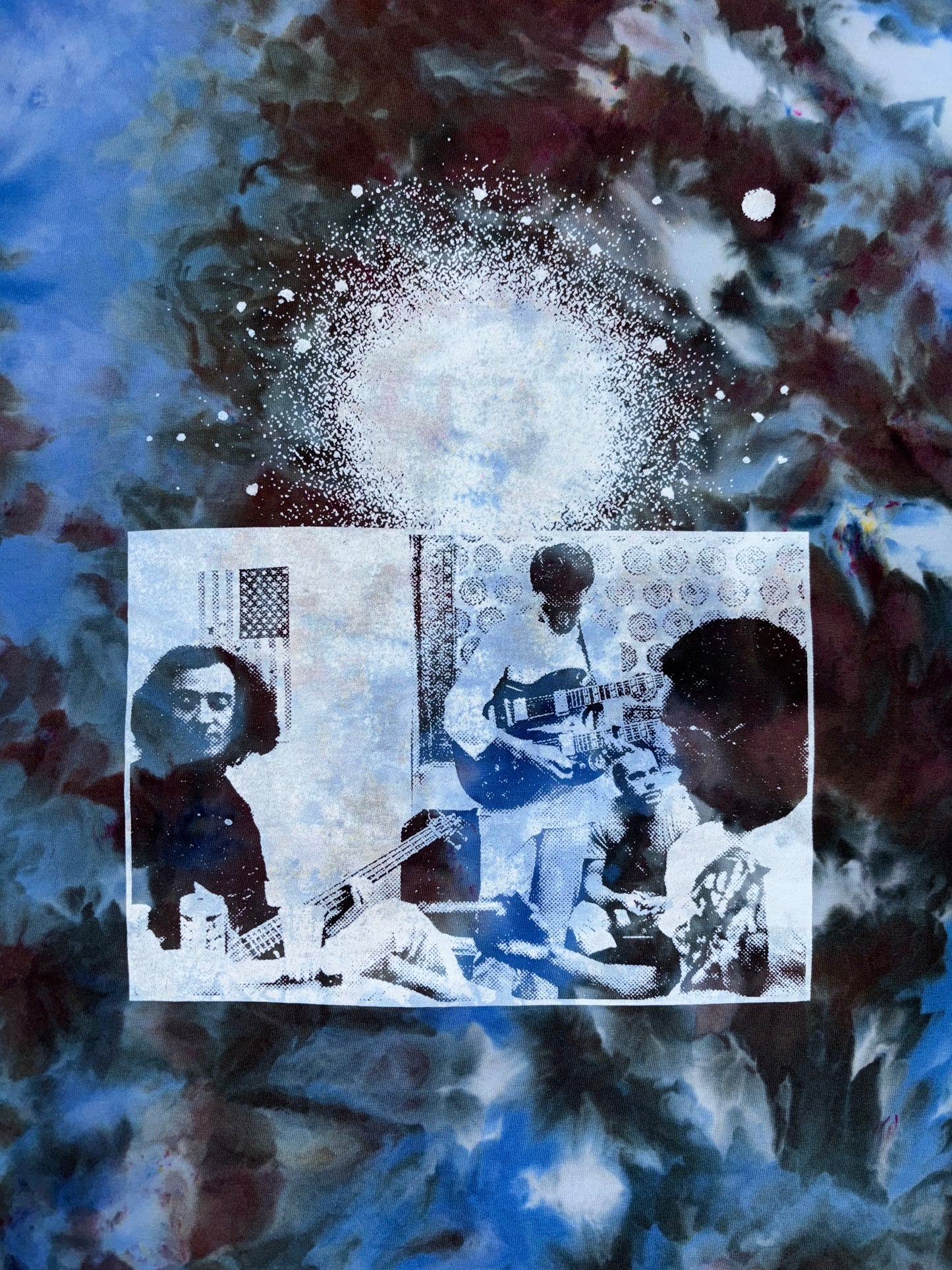 Mahavishnu Orchestra  tie-dyed short sleeve