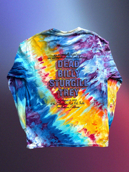 *PRE-ORDER* GD60: DEAD BILLY STURGILL TREY (LIGHTNING ICE-DYED LONG SLEEVE)