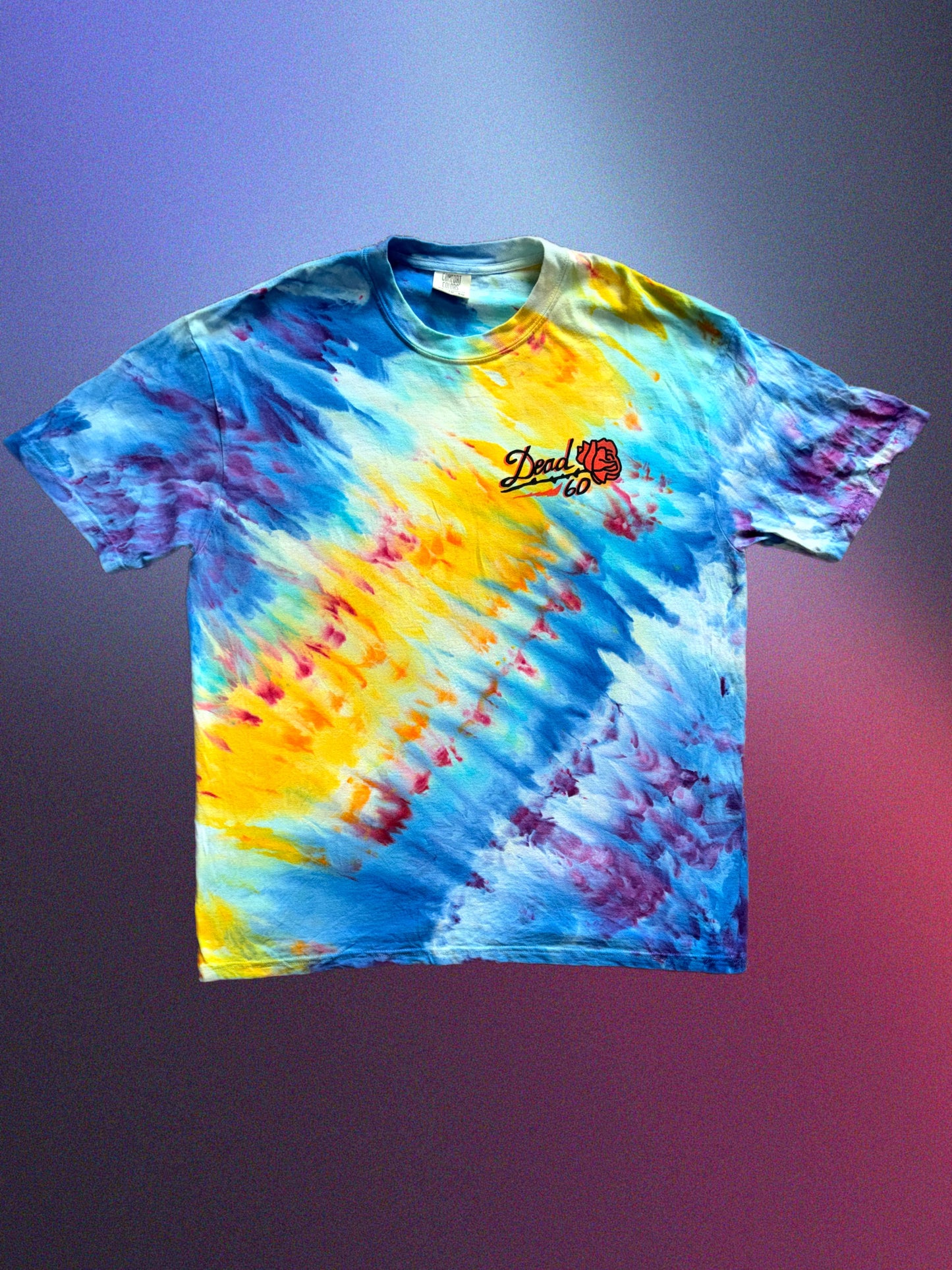 *PRE-ORDER* GD60: DEAD BILLY STURGILL TREY (LIGHTNING ICE-DYED COMFORT COLORS)