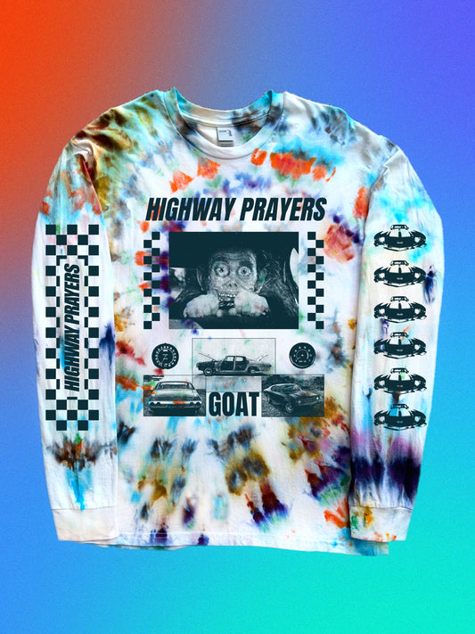 *PRE-ORDER* Highway Prayers Tie-Dyed Long Sleeve Shirt