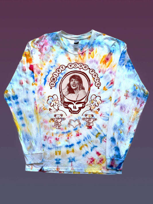 SWIFT YOUR FACE <3 LOVER DYED LONG SLEEVE